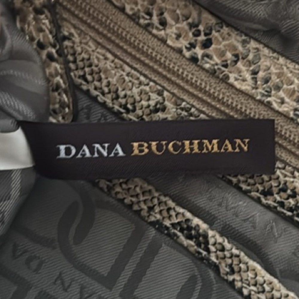 Fabulous Boho-Chic Python Snakeskin Trim Hobo Sho… - image 6